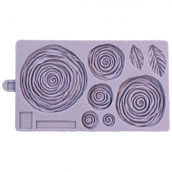 Silicone Mould - Ruffled Roses